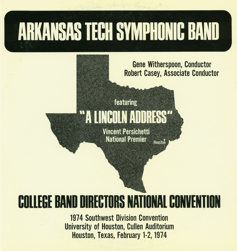 1974 Arkansas Tech Symphonic Band 