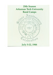 Cassette Liner Notes by 1988 Arkansas Tech Summer Music Camps Tape I, Junior High Camp
