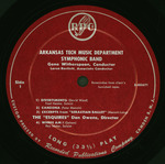 Divertimento / David Ward by Arkansas Tech Symphonic Band, Gene Witherspoon, and Fred Hemke