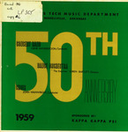 LP Liner Notes by 1959 Arkansas Tech Music Department 50th Anniversary