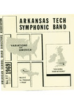 LP Liner Notes by 1969 Arkansas Tech Symphonic Band American School Band Directors Association