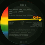 Selections from Liebeslieder walzer Op.52 / Johannes Brahms by Arkansas Polytechnic College Choir and Walter J. Michels