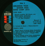 Sonata for winds / Charles Carter by 1973 Arkansas Tech Senior High Band Camp Fifth Band, Robert Fletcher, and Earl Allain