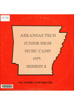 LP Liner Notes by 1979 Arkansas Tech Junior High Music Camp Session 2