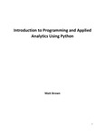 Introduction to Programming and Applied Analytics Using Python
