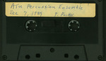 Cassette notes by ATU Percussion Ensemble