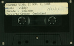 Cassette notes by ATU Chamber Winds