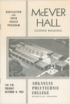 McEver Hall Dedication and Open House Program